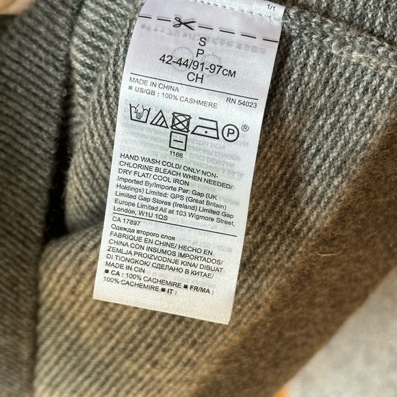 Banana Republic Scottish Cashmere By Todd & Duncan Small Men’s Cozy Sweater C3 - Picture 8 of 12